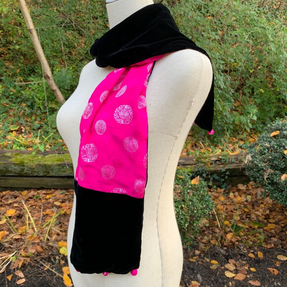 Gorgeous Silk & Velvet Scarf